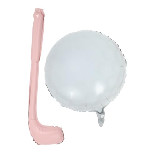 TOPBATHY 1 Sätze Golfschläger-ballon Aufblasbarer Golfball Aufblasbare Krachmacher Konzert-jubelstöcke Sport-geburtstagsparty-dekorationen Zubehör Für Golfpartys Aluminiumballon Pvc von TOPBATHY