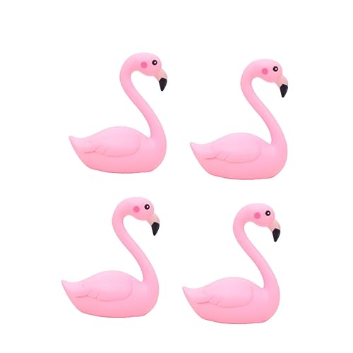 TOPBATHY 1 Satz Flamingo-ornament Buchregal Dekoration Living Room Decoration Party Decoration Autospielzeug Kuchen Flamingo Autozubehör Auto-flamingo- Kuchendekorationen 4 Stück von TOPBATHY