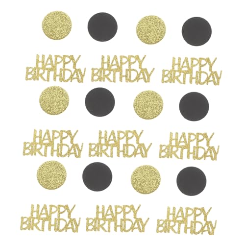 TOPBATHY 1 Set Happy Birthday Konfetti Tisch Streu Glitter Dekorative Party Supplies Papier Material Feiern in Zu Reinigen von TOPBATHY