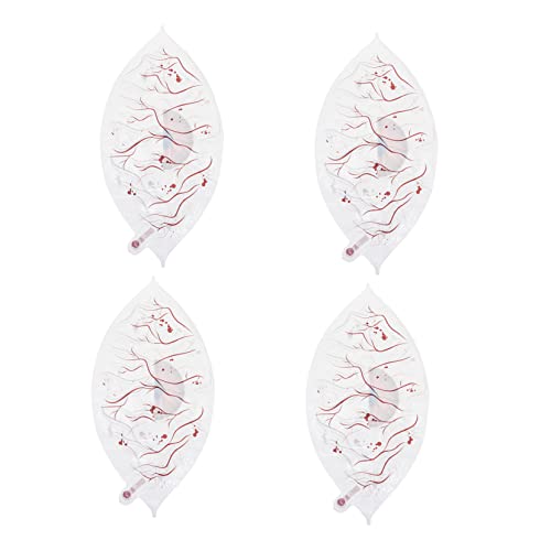 TOPBATHY 10 Stück Halloween Aluminiumfolien Ballfolienballons Nackte Ballons Neon Aufgeblasene Kleine Ballons Pride Ballons Lange Ballons Ballongewicht Creme Ballons Rote Aluminiumfolie von TOPBATHY