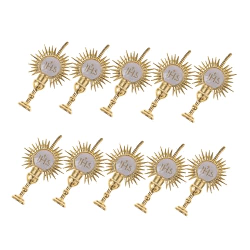 TOPBATHY 10 Stück Kirchendekorationen Konfirmations-kuchen-topper Tortenaufsatz Für Die Babyparty Tortenaufsatz Zur Taufe Religion-cupcake-topper Dekore Für Religionsparty Legierung Golden TOPBATHY 10 Stück Kirchendekorationen Konfirmations-kuchen-topper Tortenaufsatz Für Die Babyparty Tortenaufsatz Zur Taufe Religion-cupcake-topper Dekore Für Religionsparty Legierung Golden von TOPBATHY