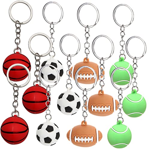 TOPBATHY 12st Kugel Schlüsselanhänger Luftmarke Stichworte Lanyards Spieler Handschlaufe Für Schlüssel Schläger Air-tag-schlüsselanhänger Softball-schlüsselanhänger Inhaber Weiches Gummi von TOPBATHY