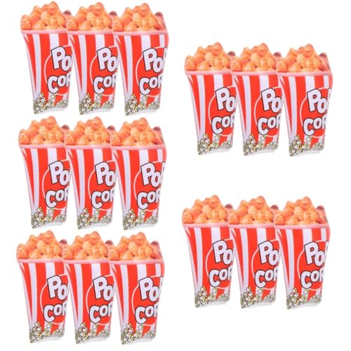 TOPBATHY 15 Stk Aufblasbares Popcorn Spielzeug luftballons Aufblasbarer Ballon Popcorn-Dekorationen Lebensmittelballons Karneval Dekorationen Karnevalsdekorationen für Veranstaltungen PVC von TOPBATHY