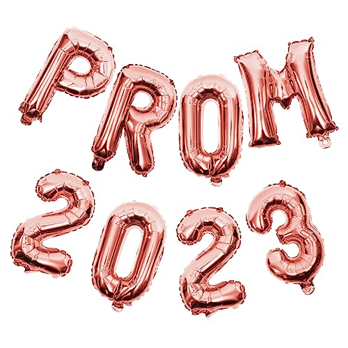 TOPBATHY 2 Sätze 2023 2023 Abschlussballons Hochzeitsballons Dekorationen für die Babyparty rose gold ballons Abschlussball Dekoration Partyballons für Absolvent grad klassenzimmer von TOPBATHY