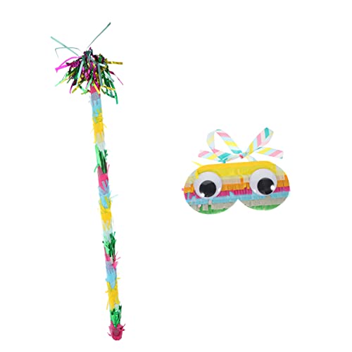 TOPBATHY 2 Sets Pinata Geburtstagsparty Zubehör Kinder Partyspiele Piñata Stab Geburtstags Krachmacher Lustiges Spiel Spielzeug Party Krachmacher Partyspiel Zubehör Jungen von TOPBATHY