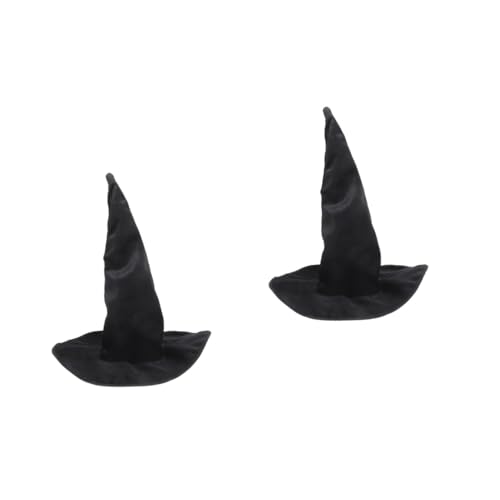 TOPBATHY 2 Stück Zaubererhut Halloween Hut Hexenhut Ornament Geschmeidiger Hexenhut Hexen Requisite Party Hexenhut Halloween Cosplay Hut Hexenhut Dekoration Tragbarer Hexenhut von TOPBATHY