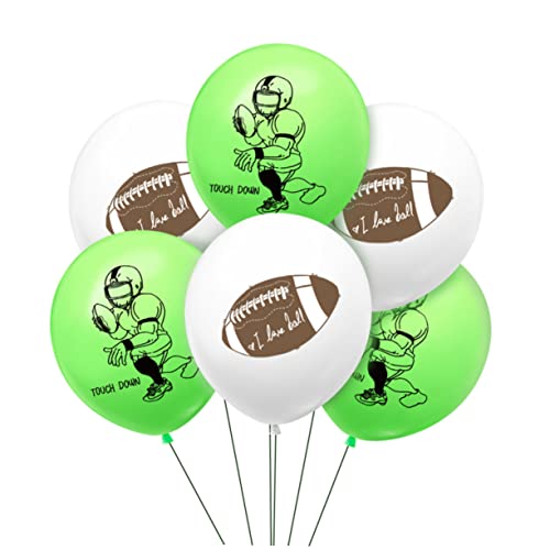 TOPBATHY 20 Stück Fußball Latexballons Für Partys Fußballballons Fußballpartyballons Partyzubehör Ballons Zum Bedrucken Latexballons Fußballballons von TOPBATHY