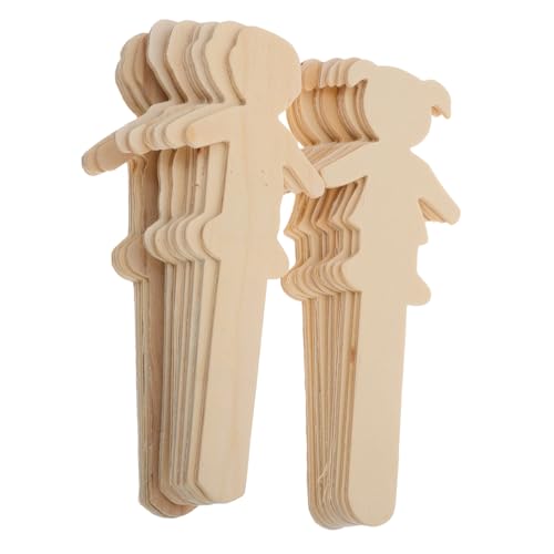 TOPBATHY 20stücke Teiliges Unbehandelten Holzfiguren Für Diy-bastelprojekte Holzstäbchen Für Jungen Und Mädchen Zum Malen Und Dekorieren Kreative Bastelmaterialien Für Junge Mädchen TOPBATHY 20stücke Teiliges Unbehandelten Holzfiguren Für Diy-bastelprojekte Holzstäbchen Für Jungen Und Mädchen Zum Malen Und Dekorieren Kreative Bastelmaterialien Für Junge Mädchen von TOPBATHY