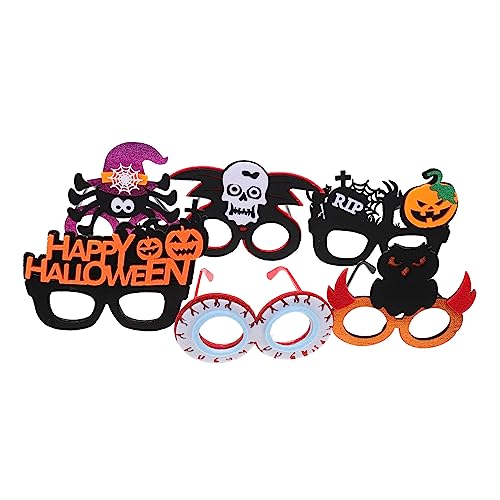 TOPBATHY 24 Stk Halloween-Brillen rahmen lustige Fledermausbrille Requisiten für Kostümpartys halloween pumpkin halloweenkürbis Dekor schnapsgläser einzigartig geformte Gläser Scherzbrille von TOPBATHY