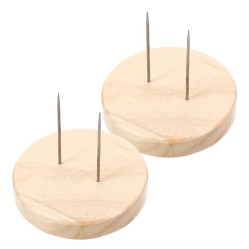 TOPBATHY 2st Präsentationsständer Mit Holzsockel Gehäkelter Puppenständer Puppenfigurenständer Aufbewahrungsständer Für Puppennadeln Aus Ton Puppenständer Aus Holz Puppenzubehör Eisen Beige von TOPBATHY