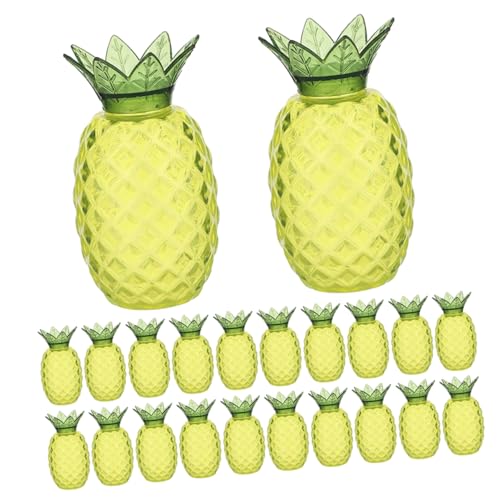 TOPBATHY 3 Sätze Ananas-süßigkeiten-box Soda -boxen Einzeln Obst Geschenkverpackung Partydekoration Snackbox Klare Leckerli-boxen Kleine Geschenkboxen Groß Green 24 Stück * 3 von TOPBATHY