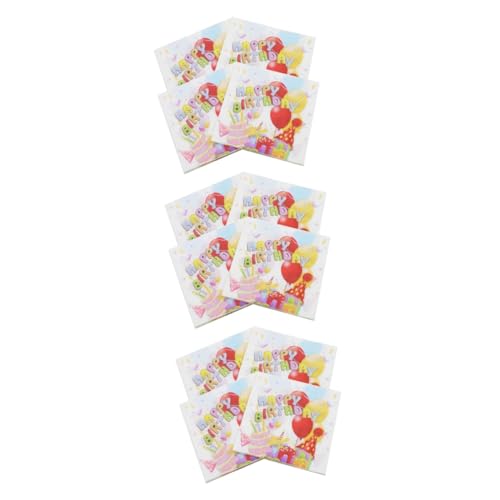 TOPBATHY 3 Sätze Geburtstag Servietten Partyzubehör Henne-do-servietten Funkeln Abs Party Sachen Party Supplies Servietten Zum 30. Geburtstag Servietten Zum 90. Geburtstag Papier 80 Blatt*3 von TOPBATHY