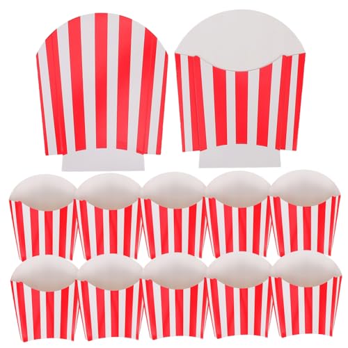 TOPBATHY 3 Sätze Pommes-box Popcorn-körbe Popcorn-geschenkboxen Popcornschalen Süßigkeiten Keksbehälter Snackbox Pappschachtel Party-snack-behälter Popcorn-boxen Karton 50 Stück * 3 von TOPBATHY