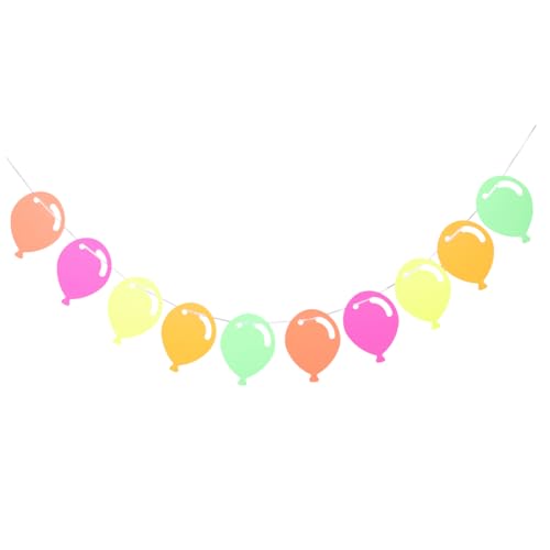 TOPBATHY 3 Stück Geburtstagsbanner Zum Aufhängen Papiergirlande Ballon Dekor Hawaiianischer Party Ballon Abschlussfeier Banner Zum Aufhängen Banner Für Hochzeit Party Dekorationen von TOPBATHY