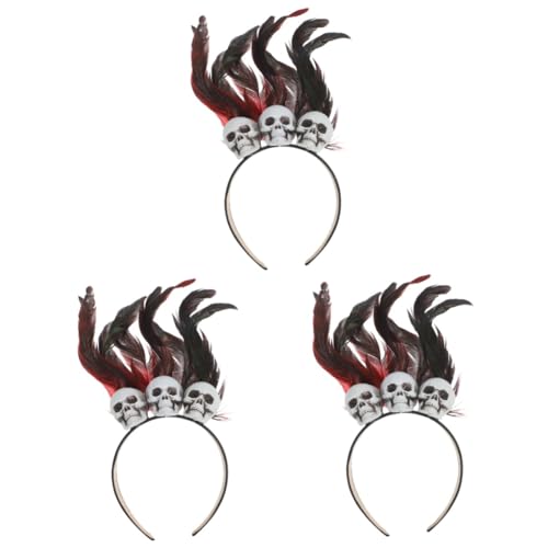 TOPBATHY 3 Stück Stirnband Karnevals Haarband Haarbänder Für Erwachsene Halloween Stirnband Halloween Haarband Cosplay Stirnband Für Halloween Stirnbänder Für Damen Party von TOPBATHY