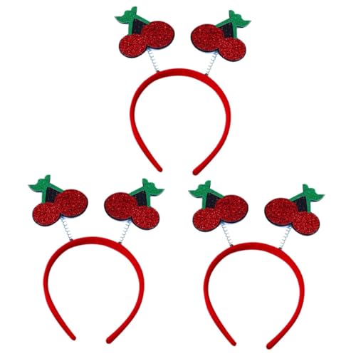 TOPBATHY 3St Obst-Stirnband lustiger Partyhut Elegantes Stirnband Styling Spaß Haarschmuck verkleidung kinder stirnbänder lustige Stirnbänder für Frauen Kopfschmuck für Kinder Eisen von TOPBATHY