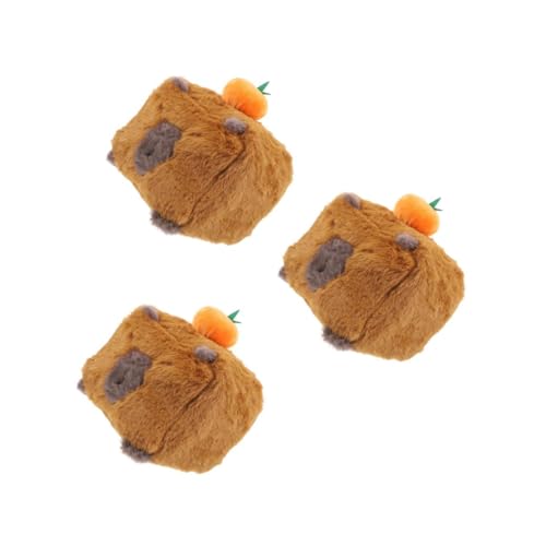 TOPBATHY 3st Capybara-taschentuchbox Tissue-boxen Tischtuchhalter Taschentuchhalter Fürs Auto Dekorativer Taschentuchhalter Taschentuchspender Für Fahrzeuge Gewebeabdeckung Plüschstoffe von TOPBATHY