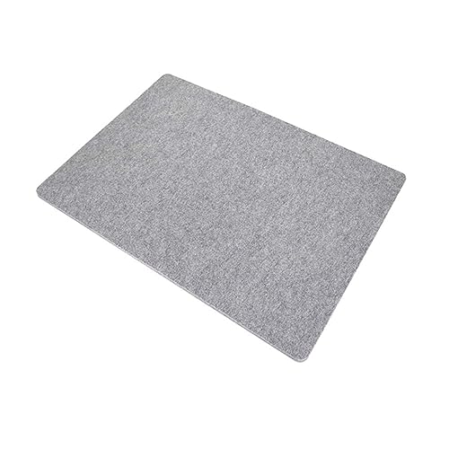 TOPBATHY 4 Stück Filz Platte Nadel Filz Matte small Rug Felt Pads filzmatte Wollmatten bügeln Quilten von Bügelpads Bügelunterlage aus Wollfilz Bügelbrett für den Haushalt Wolle Grey von TOPBATHY