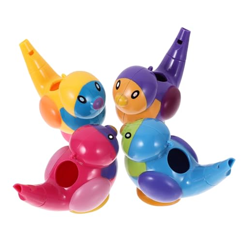 TOPBATHY 4 Stück Vogelpfeife wasserspiel wasserspiele für kinderspielzeug Bird Whistle Kid Toys quietschend Karikatur Pfeife für die Babyparty Pfeife in vogelform Abs von TOPBATHY