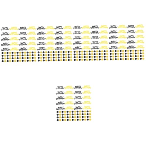 TOPBATHY 5 Stück 1 Konfetti Geburtstagsfeier Versorgung Party-layout Dekorativer Geburtstag Partygeschenke Alles Zum Geburtstag Geburtstagsverzierung Geburtstags-tischstreuung Pvc von TOPBATHY
