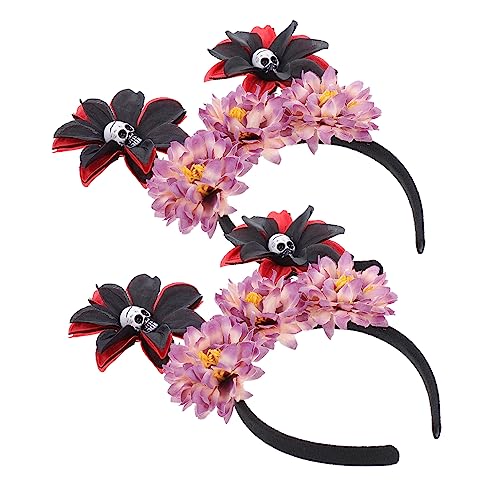 TOPBATHY 6 Stk -Stirnband Halloween-Haarreifen -Haarspange halloween haarspangen haarspange halloween haarschmuck Haarnadel Cosplay-Halloween-Kopfschmuck Party-Requisite von TOPBATHY