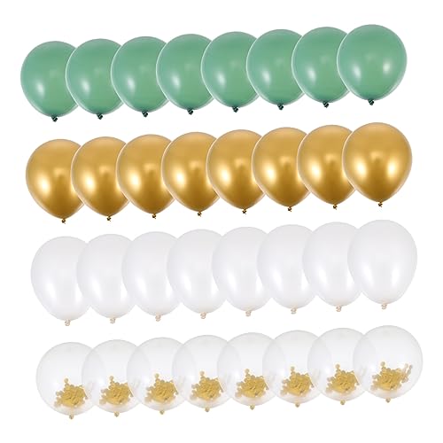 TOPBATHY 60er Set Metallic Latex Ballons Avocado Dekorative Ballons Für Hochzeiten Partys Und Feierlichkeiten Perfekte Party Deko Für Geburtstagsfeiern Und Events von TOPBATHY