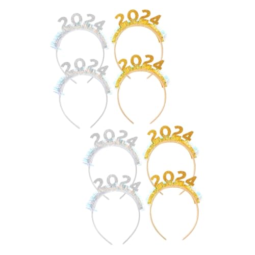 TOPBATHY 8 Stk Stirnband Partyzubehör haarclips partydekoration kopftücher haarreife haarklammern Party-Haarspange Kopfschmuck Gastgeschenke Fotoautomaten-Requisiten Partygeschenk Regenband von TOPBATHY