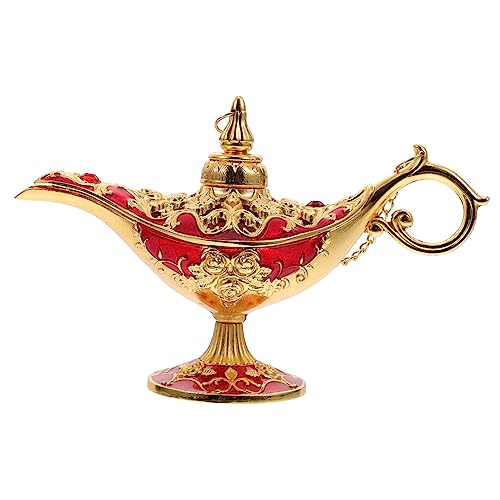 TOPBATHY Aladins Lampe Flippige Lampe Lampenschirm Groß Lampenöl Im Innenbereich Retro-Lampe Fackel Decke Neuheitslampe Wiederaufladbare Lampen Für Zu Hause Uv Rot Zinklegierung von TOPBATHY