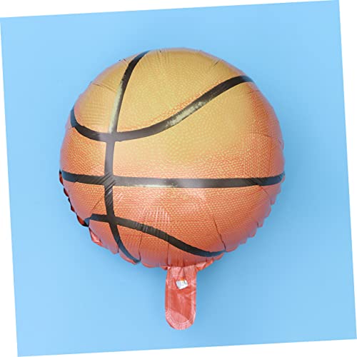 TOPBATHY Basketball Ballons Aus Aluminiumfolie Partydekoration Für Geburtstagsfeiern Sport Events Und Basketball Themenpartys von TOPBATHY