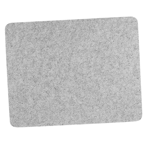 TOPBATHY Bügelbrett Filzmatte Wollfilz Bügelmatte Handliche Bügelunterlage Bügelmatte für Quilten Bügeln Bügelmatte aus Filz Bügeldecke Bügelfilz tragbare Bügelunterlage Wolle Light Grey von TOPBATHY