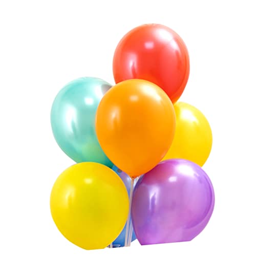 TOPBATHY Bunte Latexballons Glanz Optik Farbauswahl Zufällig Perfekt Für Geburtstagsfeiern Hochzeiten Und Andere Festliche Anlässe von TOPBATHY