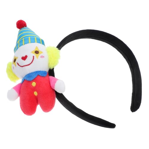 TOPBATHY Clown-stirnband Clown Perücke Mützen Clownhüte Clown-zubehör Regenbogen-stirnband Clown-kostüm Lustige Stirnbänder Für Frauen Zirkus-haarband Kostüm Stirnbänder Pp Baumwolle von TOPBATHY