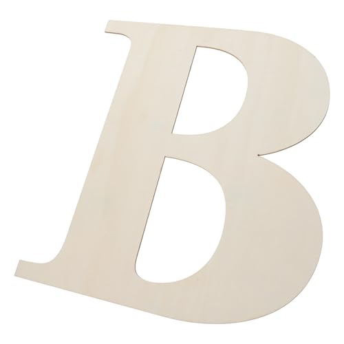 TOPBATHY Englische Holzbuchstaben Buchstaben Aus Holz Blanko-holzschilder Zum Basteln Leeres Hängendes Schild Buchstabenausschnitt Aus Holz Holzbuchstaben Zur Hochzeit Buchsbaum von TOPBATHY