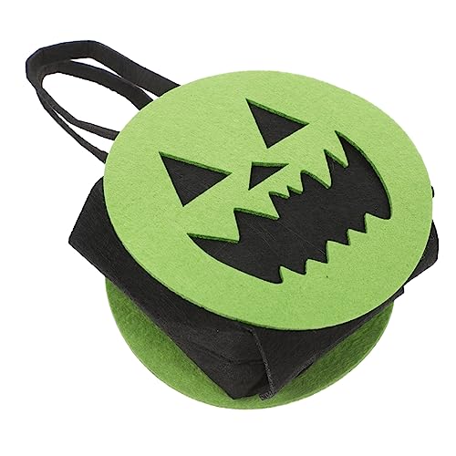 TOPBATHY Halloween-Süßigkeitsbeutel halloween bag halloweentüten Thanksgiving-Leckerli-Taschen Halloween- Halloween-Partybevorzugungstaschen Halloween-Süßigkeitstüte Vlies Green von TOPBATHY