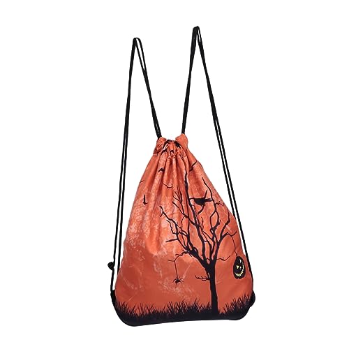 TOPBATHY Halloween-tasche Mit Kordelzug Turnbeutel Für Halloween Reiserucksäcke Halloween-kordelzugbeutel Unisex-rucksack Toter Baum Rucksack Sporttasche Für Mädchen Reiserucksack Polyester von TOPBATHY