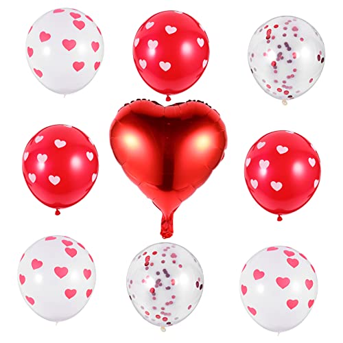 TOPBATHY Herz Ballon Set Und Dekorative Luftballons Für Hochzeiten Valentinstag Und Festlichkeiten Party Dekoration Und Festbedarf von TOPBATHY