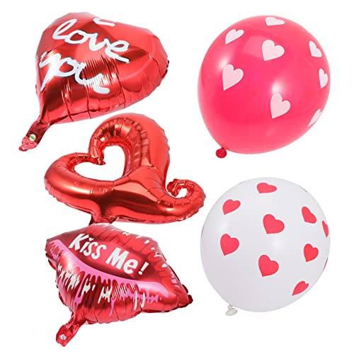 TOPBATHY Hochzeitsballons Set Herzballons Für Valentinstag & Hochzeitsdekoration Folienballons Und Perfekt Für Party Layouts Und Feiern von TOPBATHY