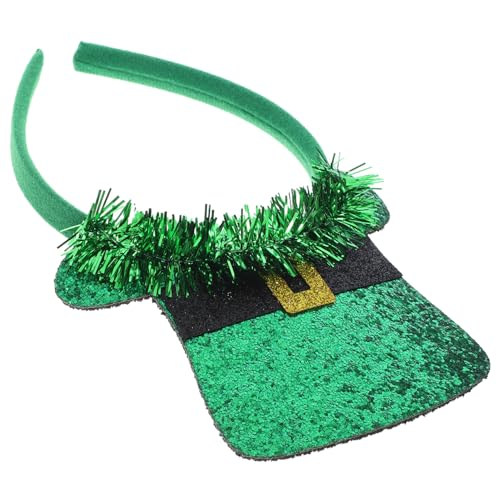 TOPBATHY Irish Day Stirnbänder haarband hair-band haarreife hairbands haaraccessoires st. Patrick's Day Kopfschmuck Festival-Party- Stirnbänder für Damen Stirnband Filzstoff Green von TOPBATHY