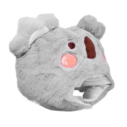 TOPBATHY Koala-stirnbandmütze Cosplay-kopfbedeckung Kostüm Hut Koala-kopfbedeckung Dekorativer Hut Party-kopfbedeckung Lustiger Partyhut Partygeschenk Tierkostüm Für Erwachsene Grey Plüsch von TOPBATHY