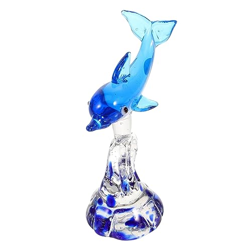 TOPBATHY Kreative Kleine -tischdekoration Miniatur- Delfinspielzeug Krabbelndes Babyspielzeug Dekorationen Für Aquarien Strand Oktopus Meerestierfigur Muschel Tiere Glas von TOPBATHY