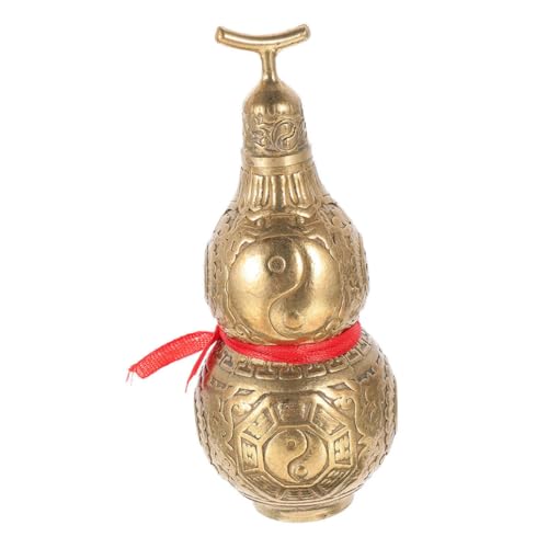 TOPBATHY Kürbis-Ornamente Kalebasse Schmuck dekorative Wohnaccessoires Kürbisverzierung Heimdekoration Wu für den einzug bastelzeug Kürbisfigur dekorative Kalebasse Kupfer Golden von TOPBATHY