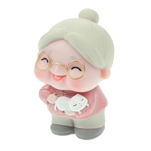 TOPBATHY Leichte Alte Topper Oma Kuchen Toer 1pc Opa Figur Kuchen Topper Alte Menschen Figur von TOPBATHY