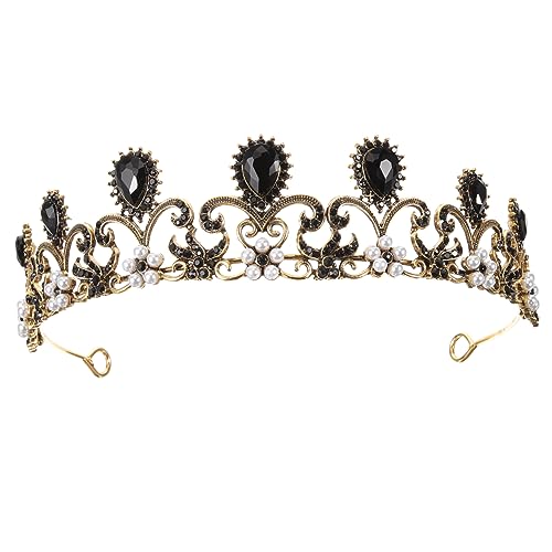 TOPBATHY Mädchen-Geburtstags-Kronen-Tiara glänzende Geburtstagskrone Prinzessinnenparty Tiaras wedding hair accessories brauthaatschmuck Mädchen-Tiara-Requisite Kinderzubehör Strasssteine von TOPBATHY