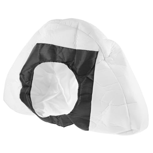 TOPBATHY Onigiri-hut Mützen Motorhaube Für Tierische Stirnbänder Maskerade Volles Gesicht Kostüm Cosplay-masken Stroh Cosplay-outfits Partykostüm Hut Partyhut Kappen Plüsch von TOPBATHY