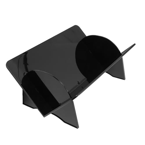 TOPBATHY Plattenregal Vinyl-schallplatten-präsentationsständer Desktop-displayständer Postsortierergestell Dokumentenregal Prospektständer Postständer Für Den Schreibtisch Black Pp von TOPBATHY