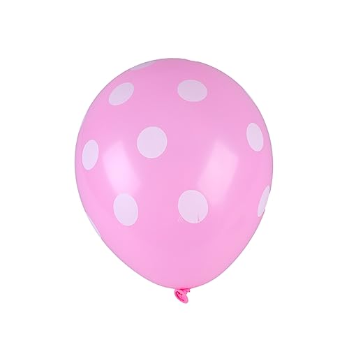 TOPBATHY Polka Dot Latexballons Rosarot Und Pink Für Hochzeits Und Geburtstagsfeiern Bunte Ballons Für Kreative Partydekorationen von TOPBATHY