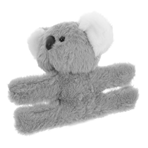 TOPBATHY Stofftier-Armband interaktives Koala Spaßiges Armband Tierhandgelenkband Handgelenk Elefant ausgestopfte Tiere die wackelnden Spielzeuge Plüsch Grey von TOPBATHY