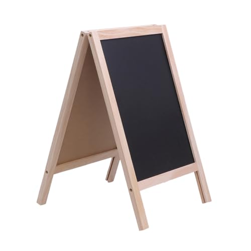 TOPBATHY Tafelzeichen Stehendes Tafelschild Tafel Aufstehen Tafel Staffelei Für Kinder Whiteboard-ständer Tafelständer Zeichen Bürgersteig Tafel Doppelseitiges Whiteboard Bartisch von TOPBATHY