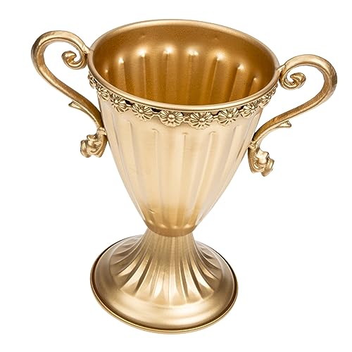 TOPBATHY Wohnkultur Vase Metall Mittelstück Amphore Pflanztopf Kranzständer Hochzeit Blumentopf Dekorativer Blumentopf Retro Blumentopf Aus Eisen Blumenstand Dekorationen Container Fixativ von TOPBATHY