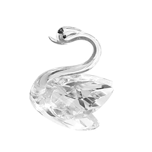 TOPBATHY Zarte Crystal Swan Home Decor Desktop Verzierung Kreative Kristallhandwerk von TOPBATHY